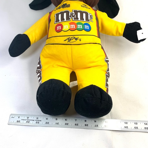 Toy Factory, Kyle Busch #18 NASCAR Collectible Logo Fire Suit Plush Dog. - Picture 6 of 12